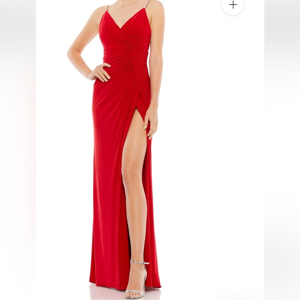 Mac Duggal Red Evening Gown